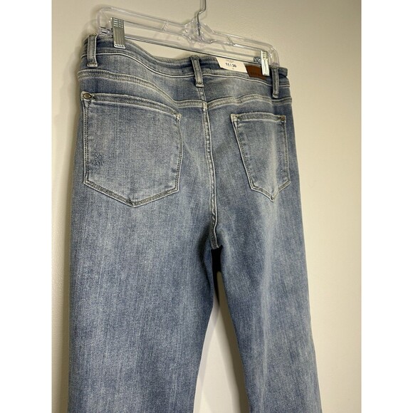 Judy Blue Midrise Bootcut Jeans Women's 11/30 Blue Stretch Denim NWT Boho Trendy - Picture 8 of 9